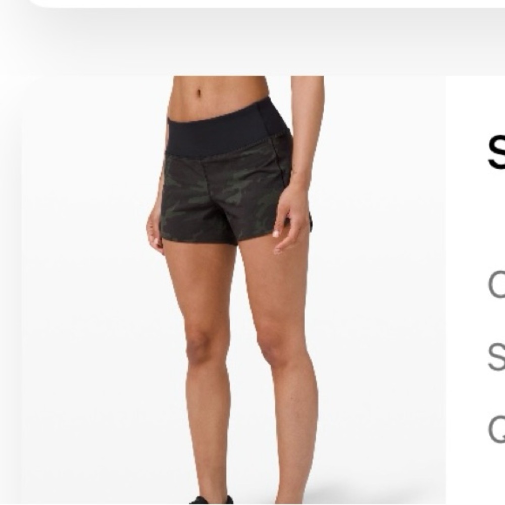 Speed Up Mid-Rise Lined Shorts 4”